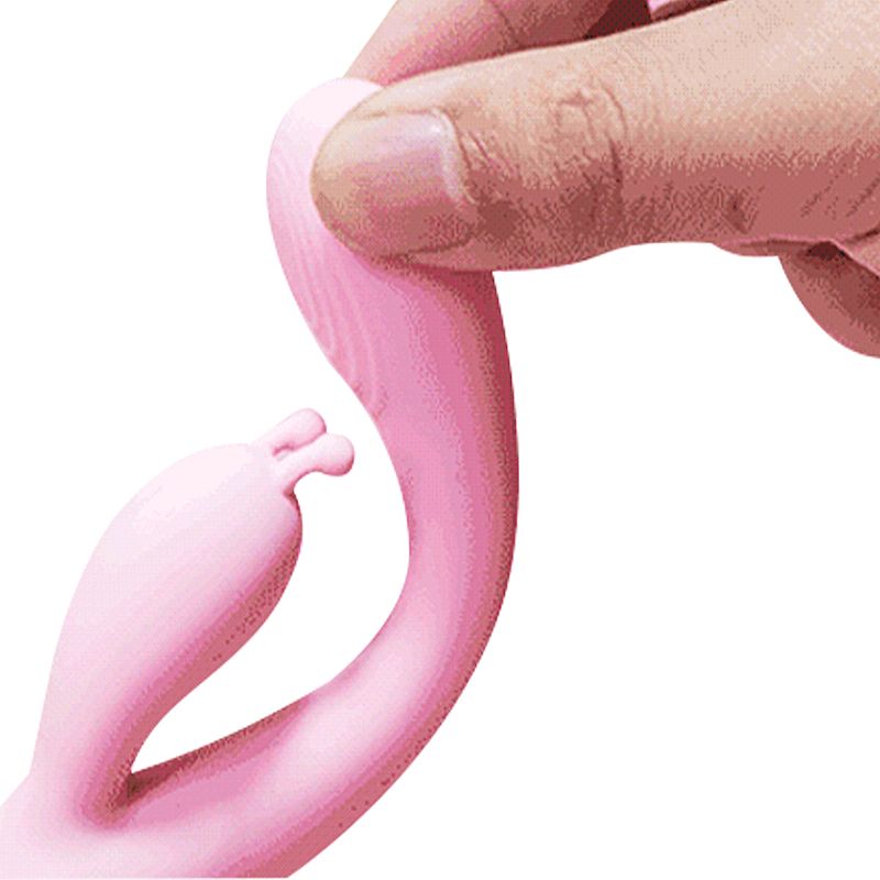 vibrador estimulador de clitoris y punto g función de calentamiento recargable