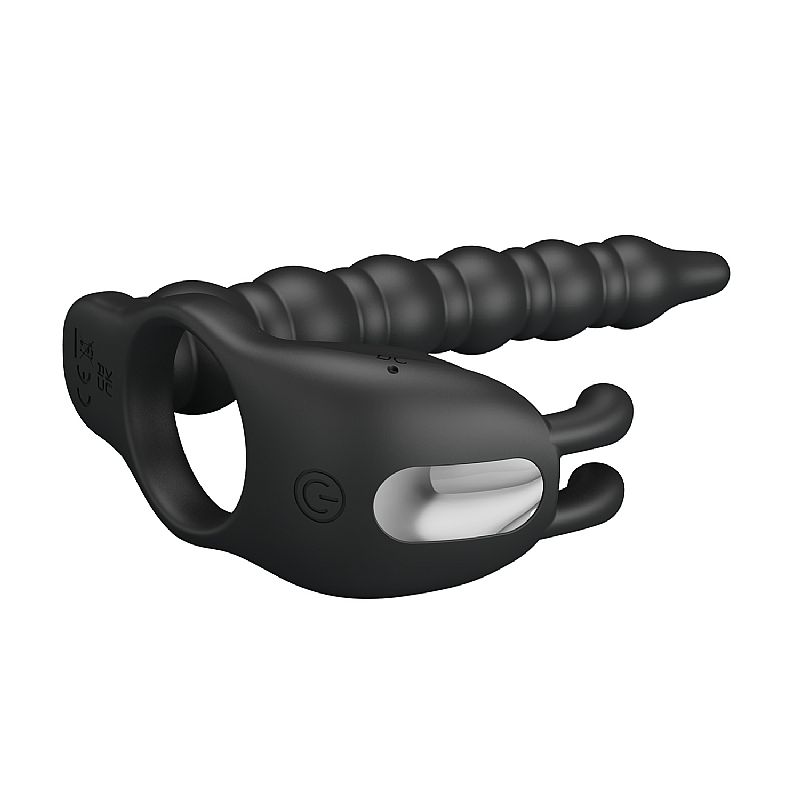 anillo vibrador estimulador de clitoris y dilatador anal