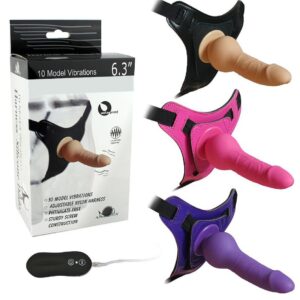 arnés con vibrador