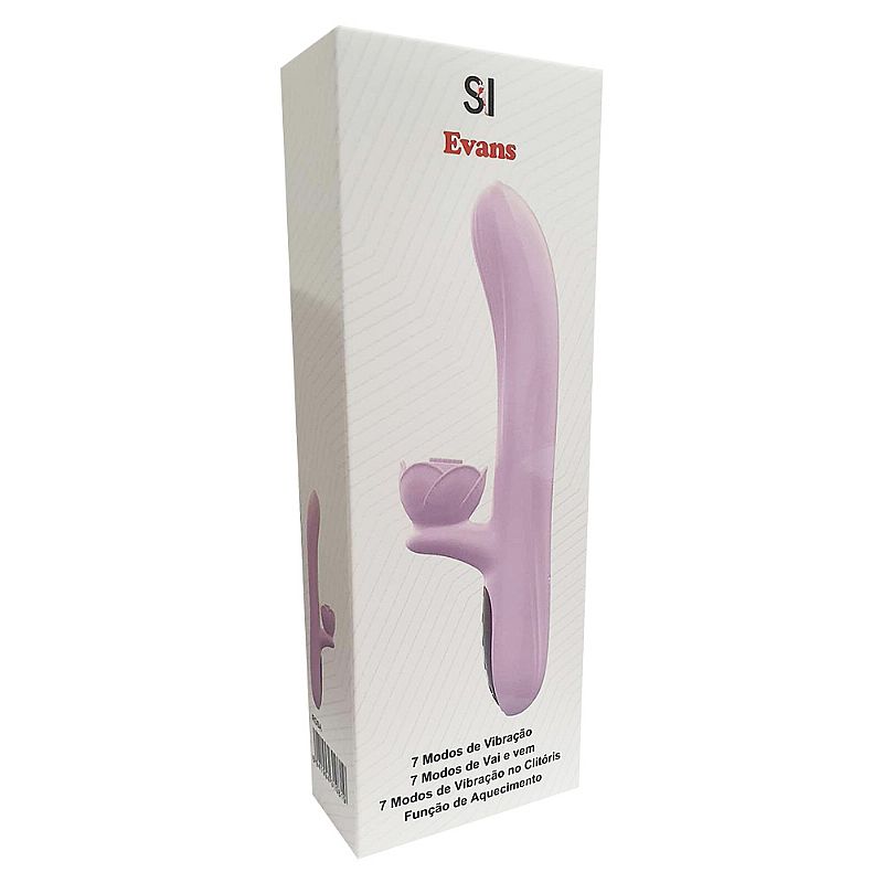 vibrador estimulador de clitoris y punto g con temperatura recargable usb