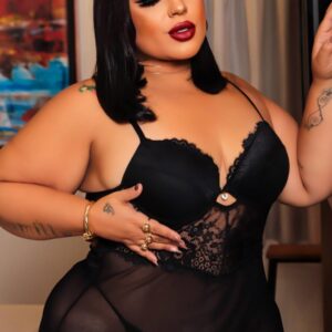 camisolita plus size negra