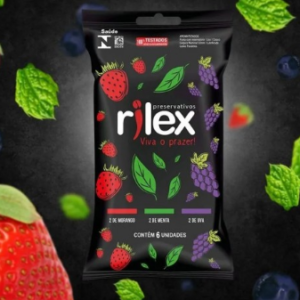 preservativos mix de frutas 6un