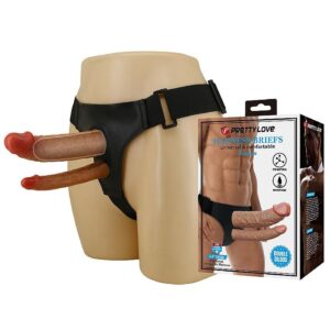 ARNES CON FUNDA Y DILDO - DOBLE PENETRACION