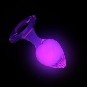 PLUG ANAL de silicona Fluorescente 9,6 x 3,9cm