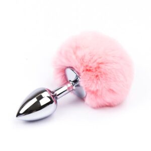 plug pom pon rosado