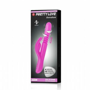 vibrador sube y baja con estimulador de clitoris recargable usb