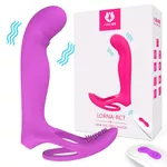 anillo peneano vibrador con plug anal y control remoto inalambrico