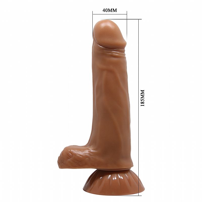 vibrador y rotador super realista con ventosa y control remoto