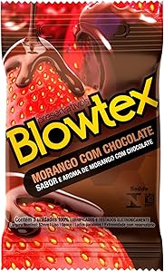 preservativos sabor frutilla con chocolate 3uni