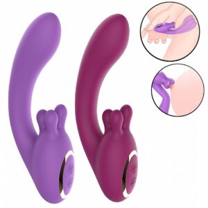 vibrador estimulador de clitoris y punto g recargable usb