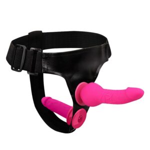 arnes doble con control remoto inalambrico pink