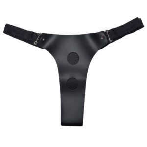 Cinto de cuero para 2 dildos