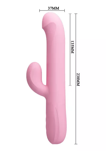 vibrador y rotador estimulador de clitoris y punto g recargable usb