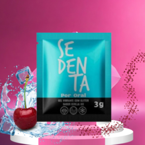 6 sachet gel vibrador sabor cereza ice