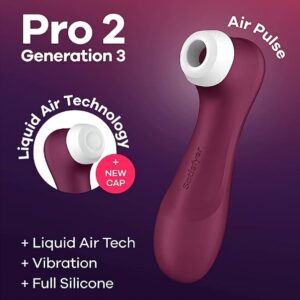 satisfyer pro 2 generación 3 color vino