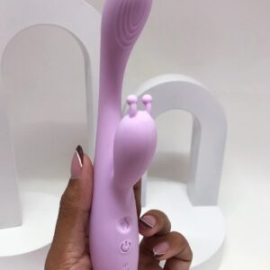 vibrador estimulador de clitoris y punto g función de calentamiento recargable
