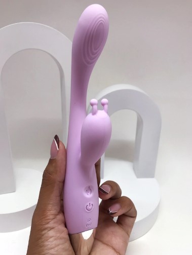 vibrador estimulador de clitoris y punto g función de calentamiento recargable