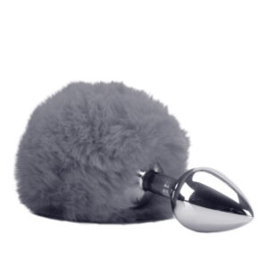 Plug pom-pon Gris