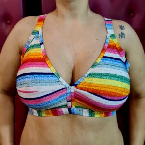 corpiño sin aro y con copa removible plus size