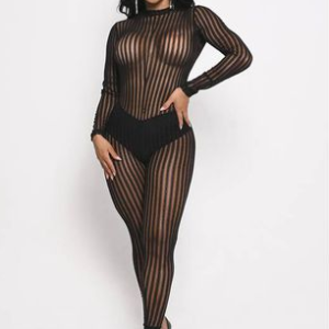 bodystocking catsuit mono con cierre + colales