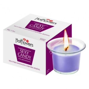 Vela para masajes - aroma Vino