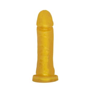 dildo con glitter 16 x 4cm