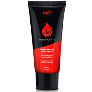 Lubricante a base de agua - Efecto calor Sabor Frutilla
