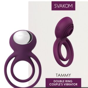 anillo peneano tammy violet svakom recargable usb