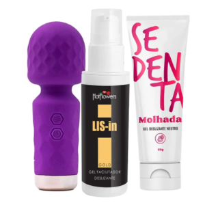 COMBO VIBRADOR + LUBRICANTE ANAL + LUBRICANTE NEUTRO