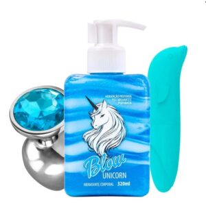 COMBO PLUG ANAL + CREMA HIDRATANTE + DELFIN VIBRADOR