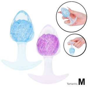 PLUG ANAL DE SILICONA - M - 9,6 x 3,9cm
