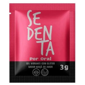 6 SACHET LUBRICANTE EFECTO VIBRACION, SABOR MANZANA CARAMELIZADA